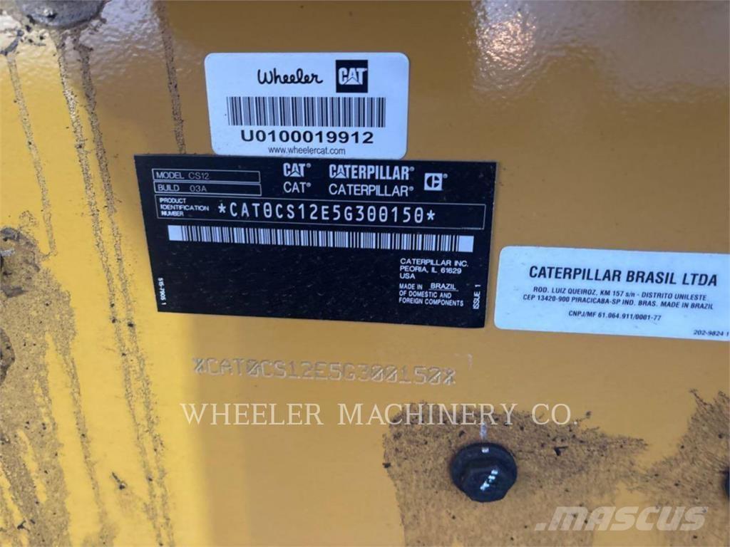CAT CS12 Compactoare monocilindrice