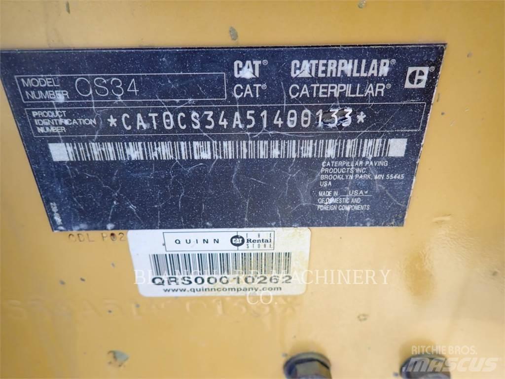 CAT CS34 Compactoare monocilindrice