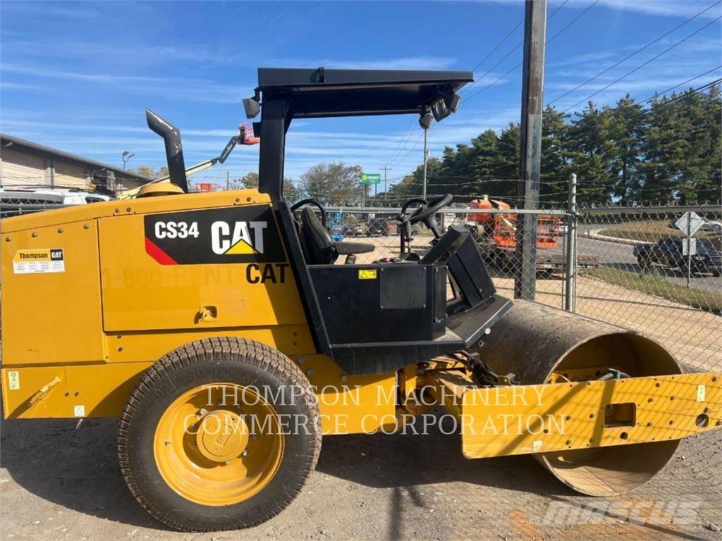 CAT CS34 Compactoare monocilindrice