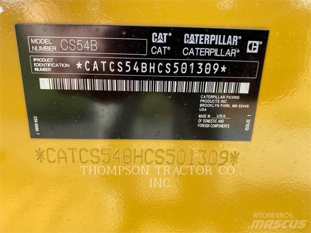 CAT CS54B Compactoare monocilindrice