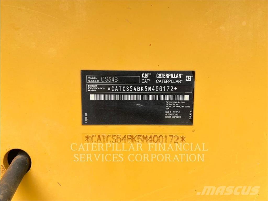 CAT CS54BLRC Compactoare monocilindrice