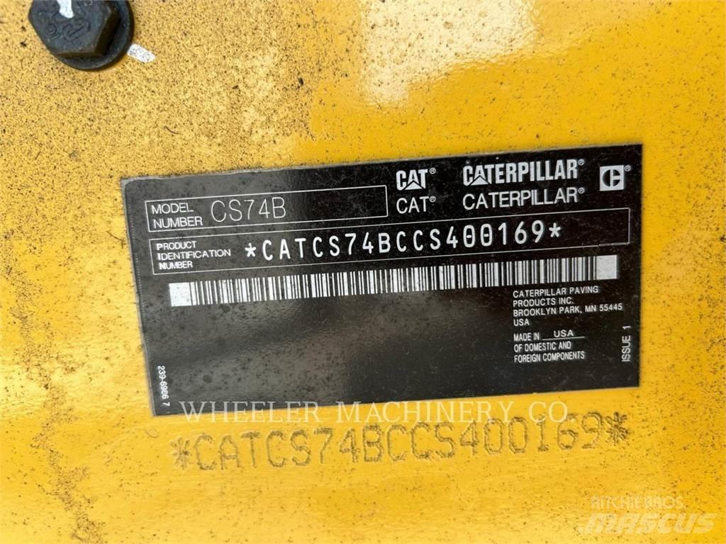 CAT CS74B Compactoare monocilindrice
