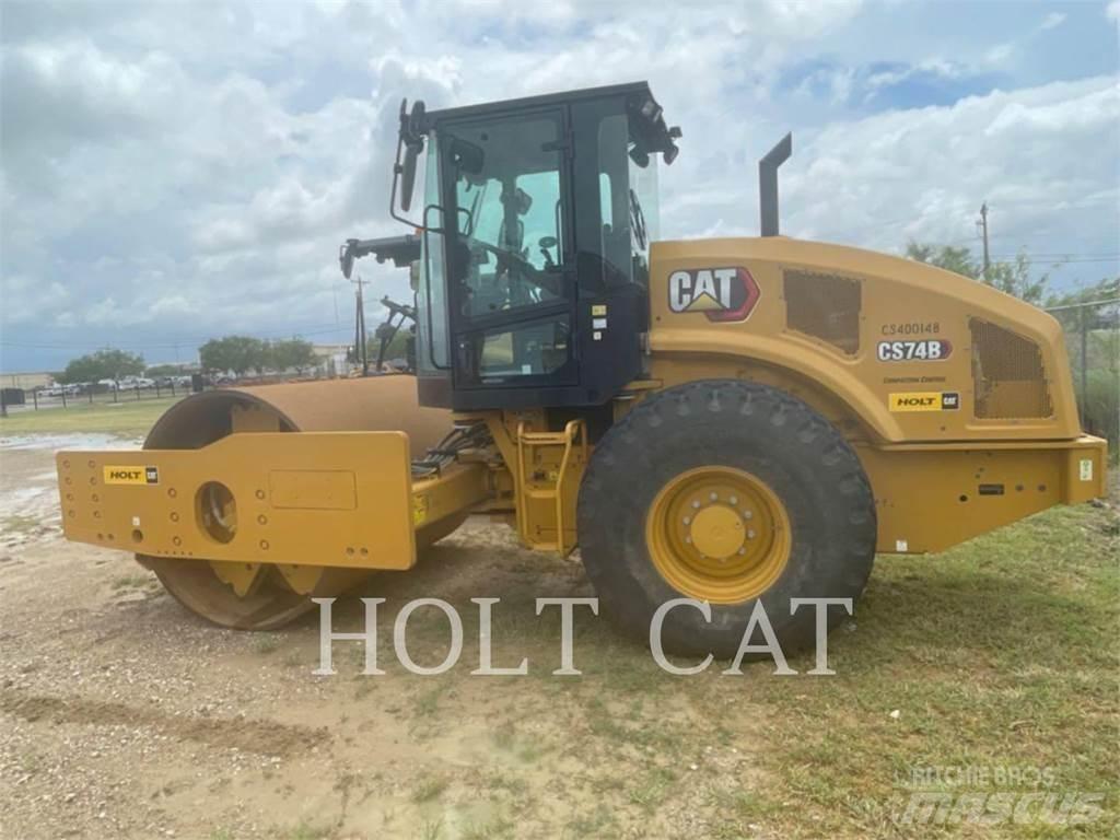 CAT CS74B CAB Compactoare monocilindrice
