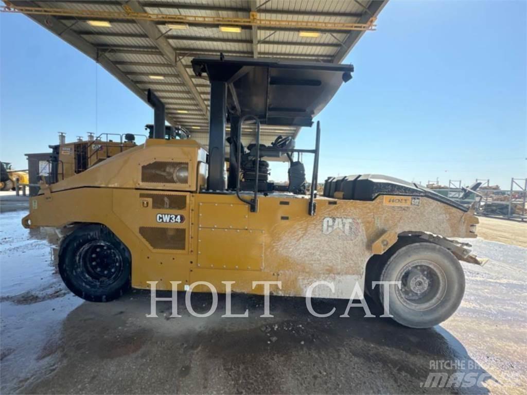 CAT CW34 Compactoare monocilindrice