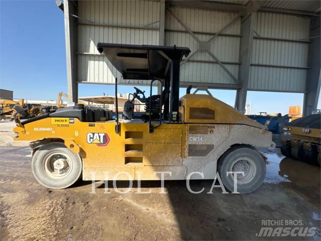 CAT CW34 Compactoare monocilindrice