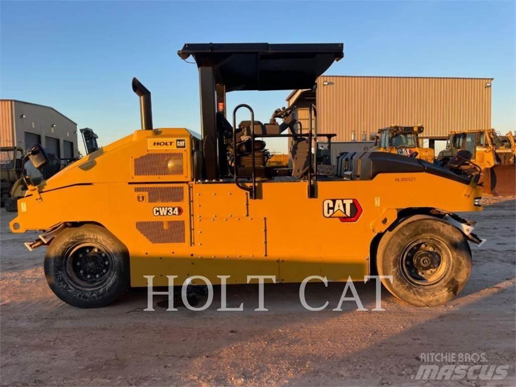 CAT CW34 Compactoare monocilindrice