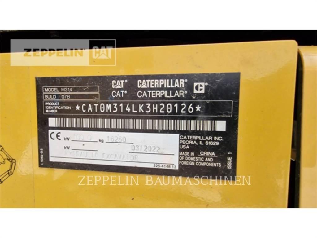 CAT M314-07A Excavatoare cu roti