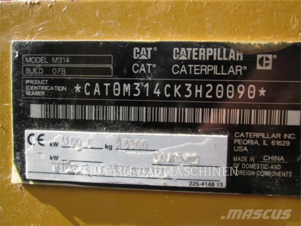 CAT M314-07A Excavatoare cu roti