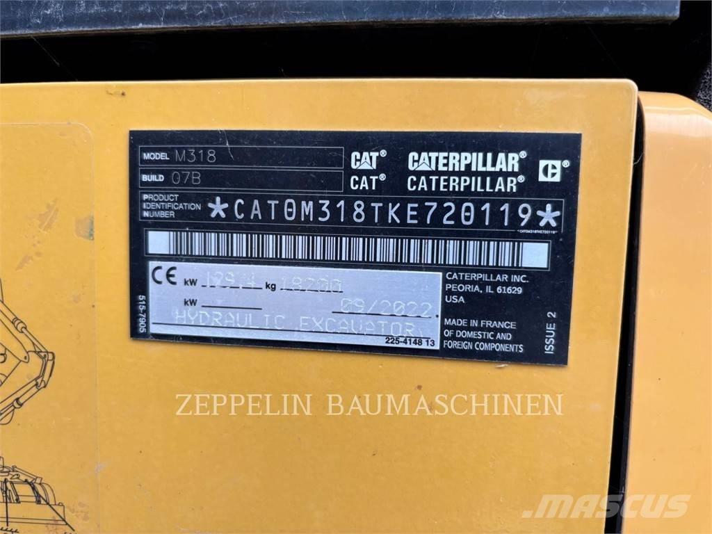 CAT M318-07A Excavatoare cu roti