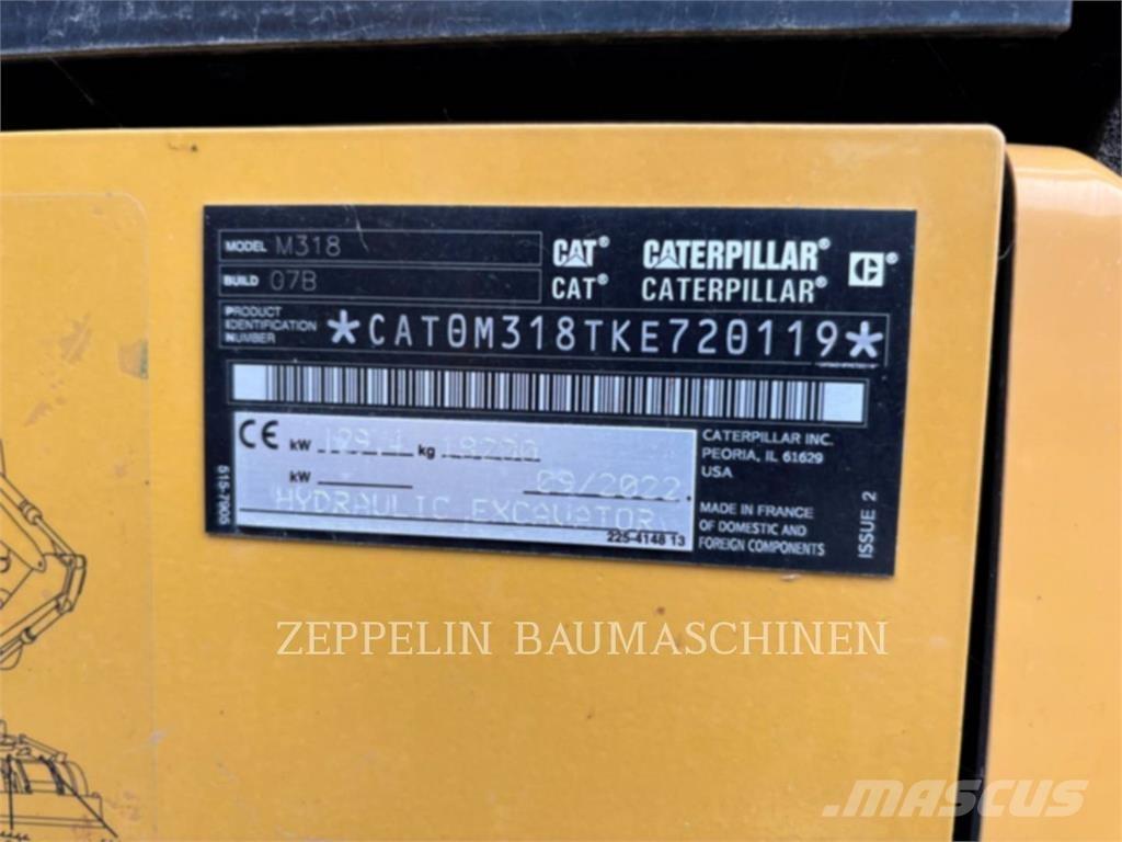 CAT M318-07A Excavatoare cu roti
