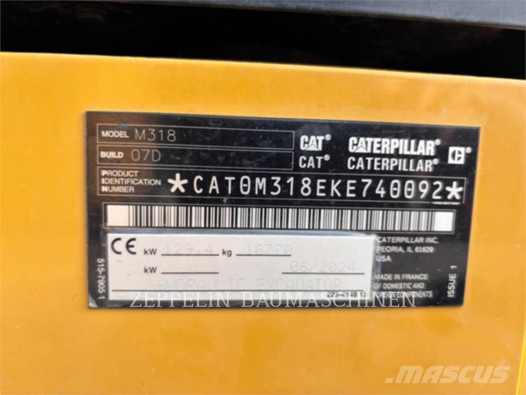 CAT M318-07A Excavatoare cu roti