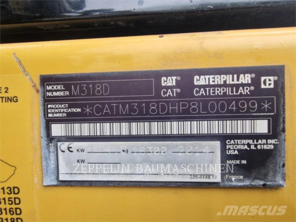 CAT M318D Excavatoare cu roti