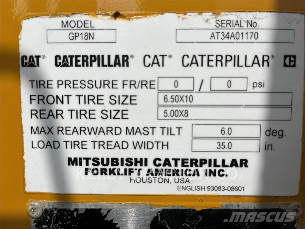 CAT MCFGP18N5 Stivuitor GPL