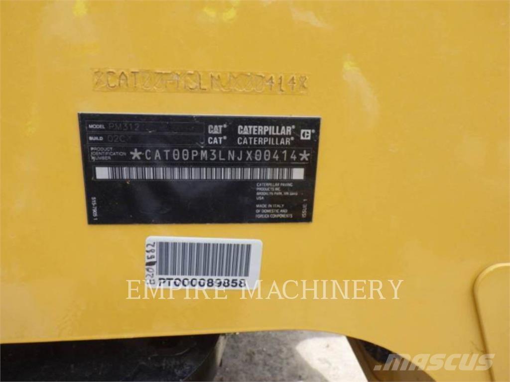 CAT PM312-02 Pavatoare asfalt