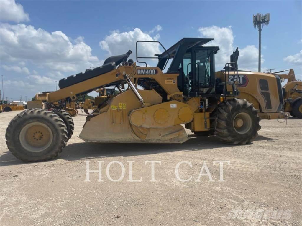 CAT RM400 CAB Incarcator pe pneuri