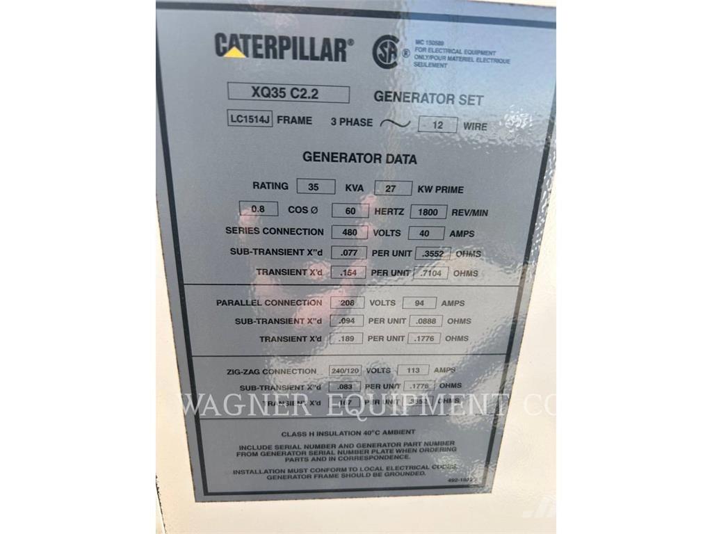 CAT XQ 35 Alte generatoare