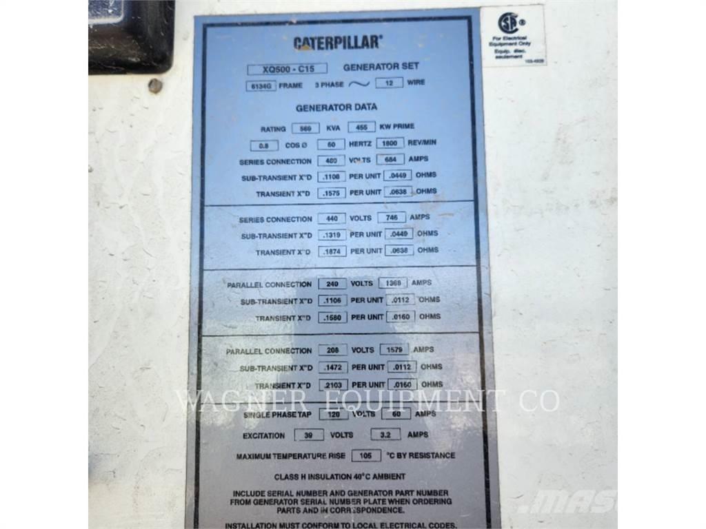 CAT XQ 500 Alte generatoare