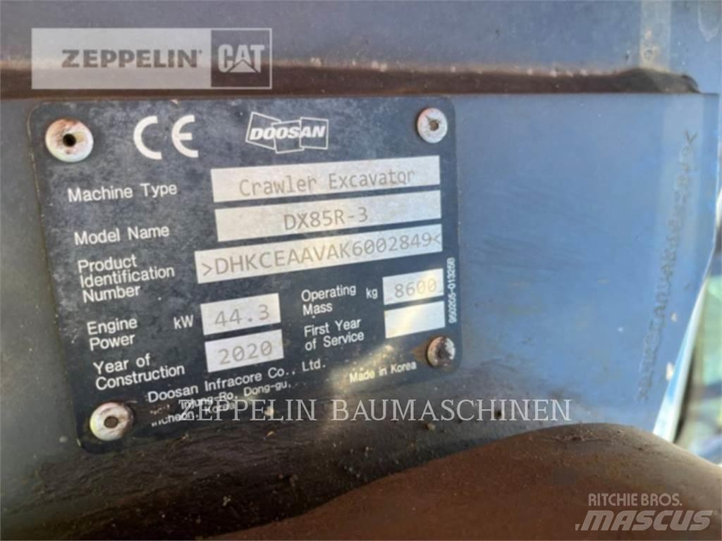 Doosan DX85R-3 Excavatoare pe șenile
