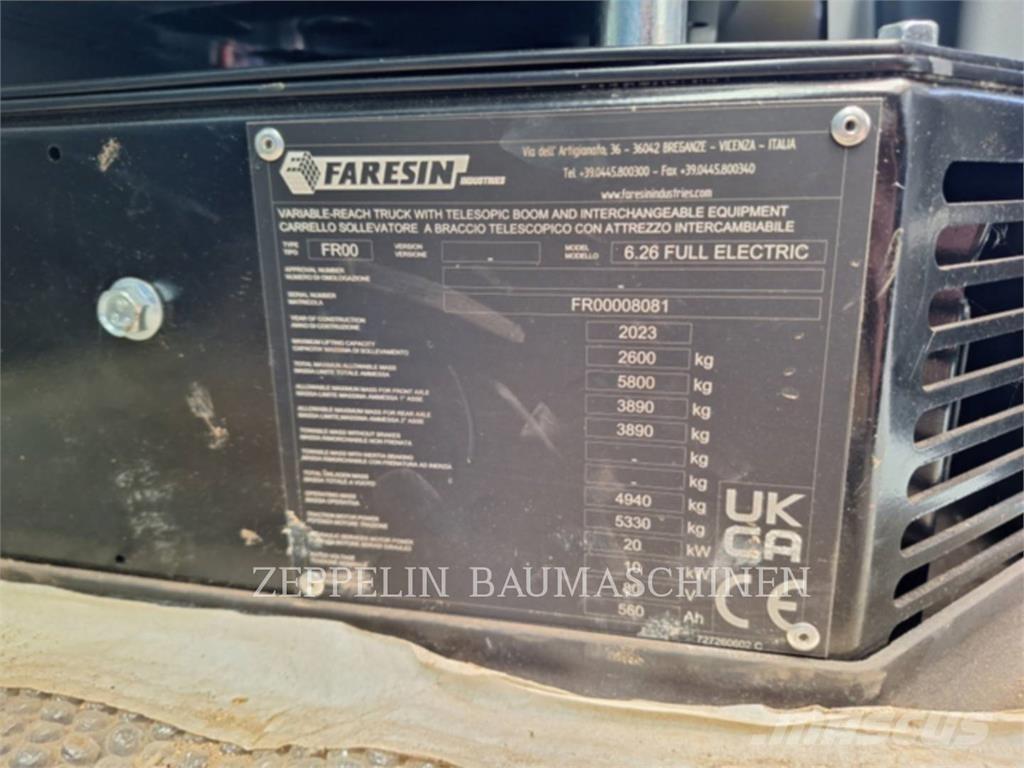 Faresin 6.26E Stivuitoare telescopice