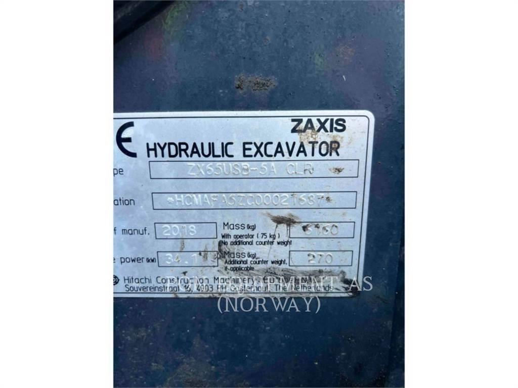 Hitachi ZX65 Excavatoare pe șenile
