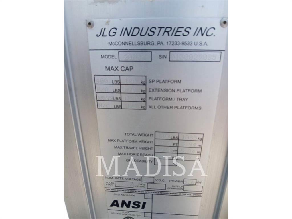 JLG 20MSP Nacele cu brat articulat
