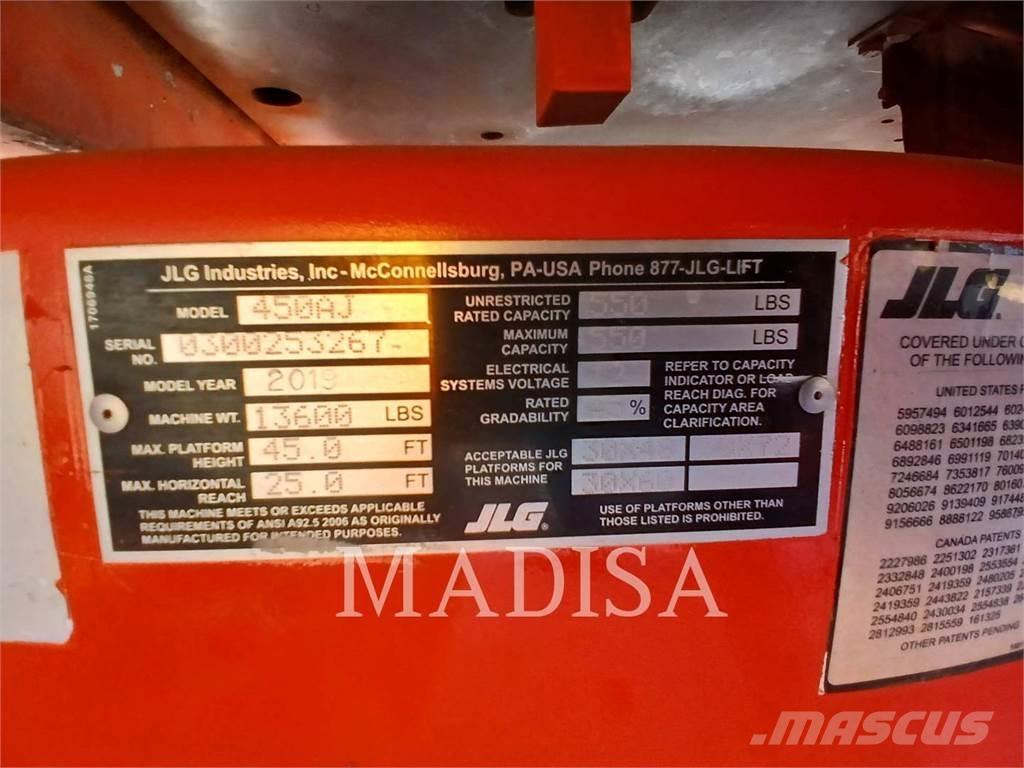 JLG 450AJ 4WD Nacele cu brat articulat
