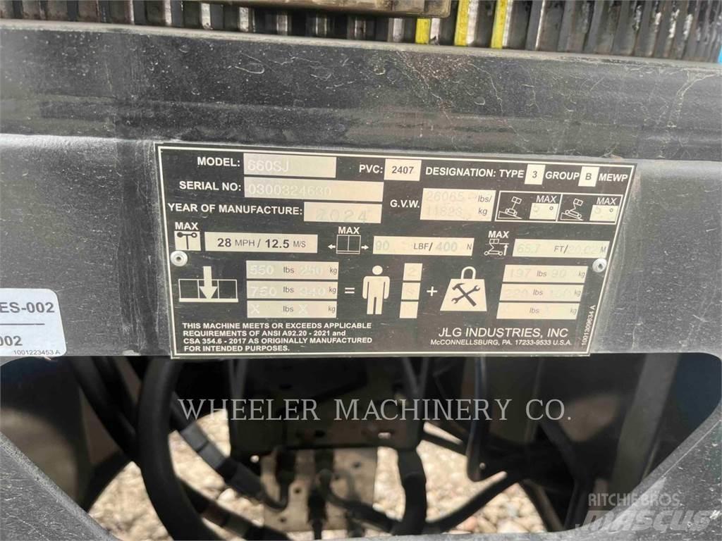 JLG 660SJ Nacele cu brat articulat