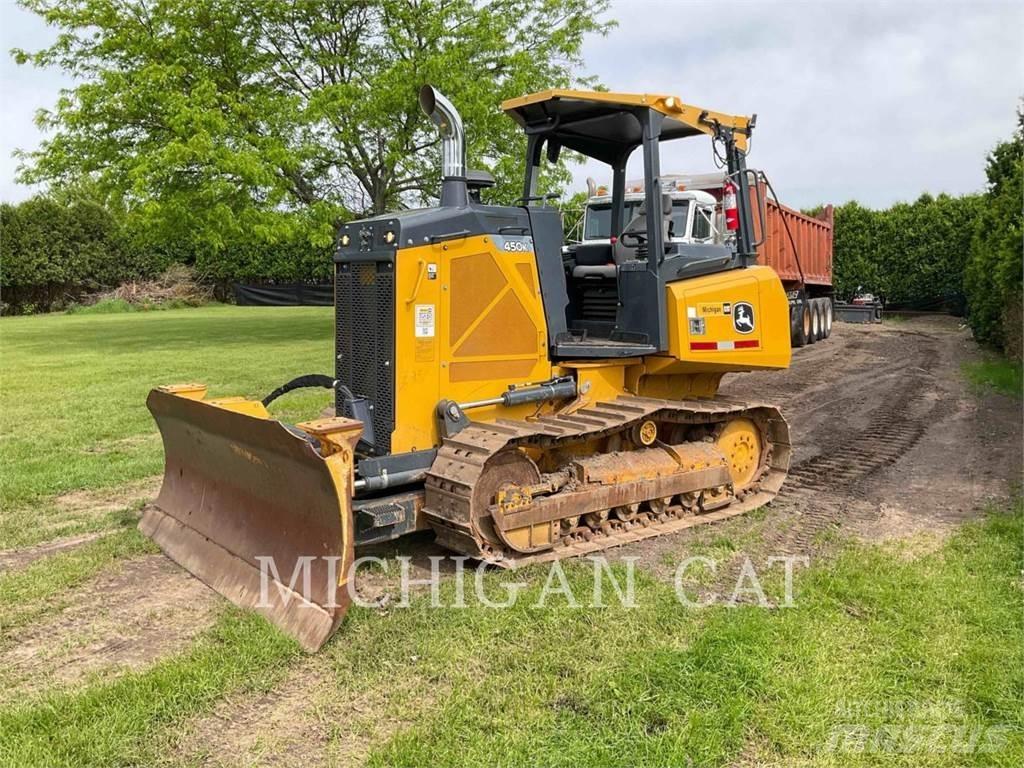 John Deere 450K Buldozere pe senile