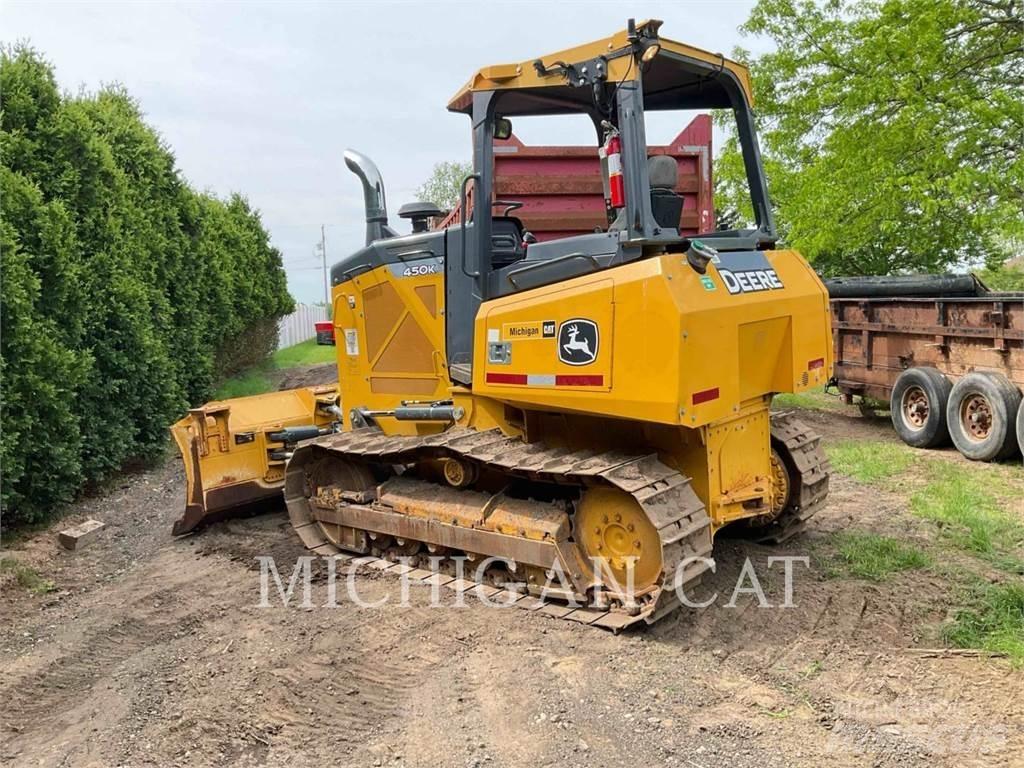 John Deere 450K Buldozere pe senile