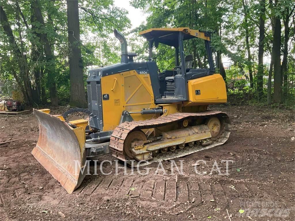 John Deere 650K Buldozere pe senile