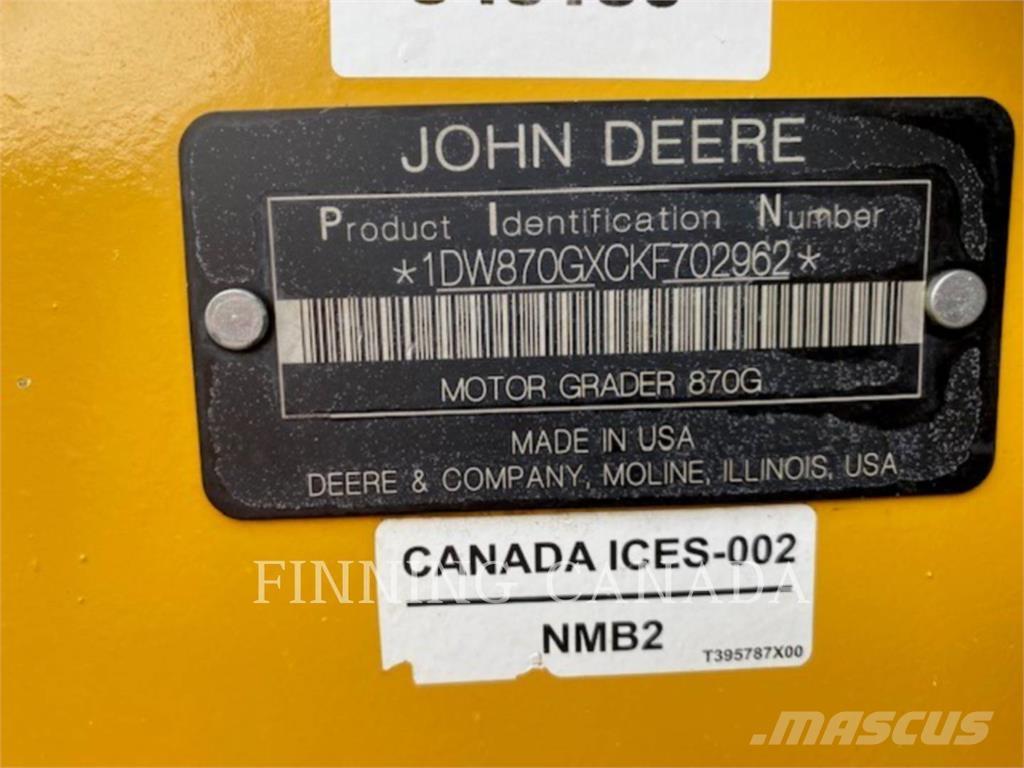 John Deere 870G Gredere