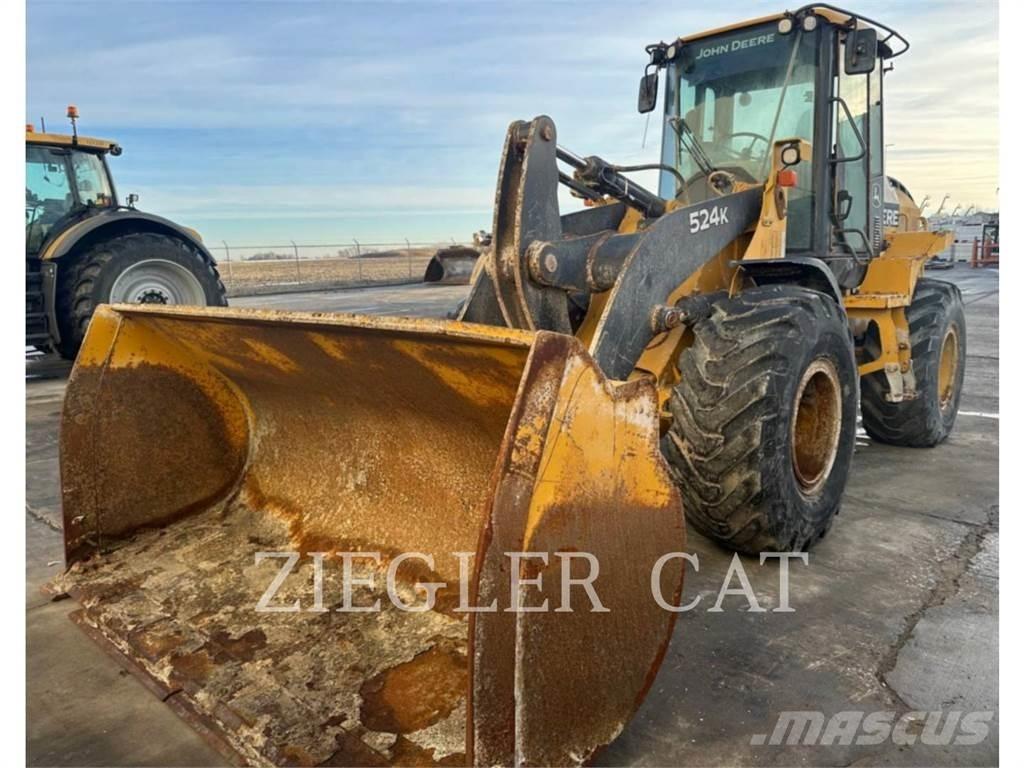 John Deere & CO. 524K Incarcator pe pneuri