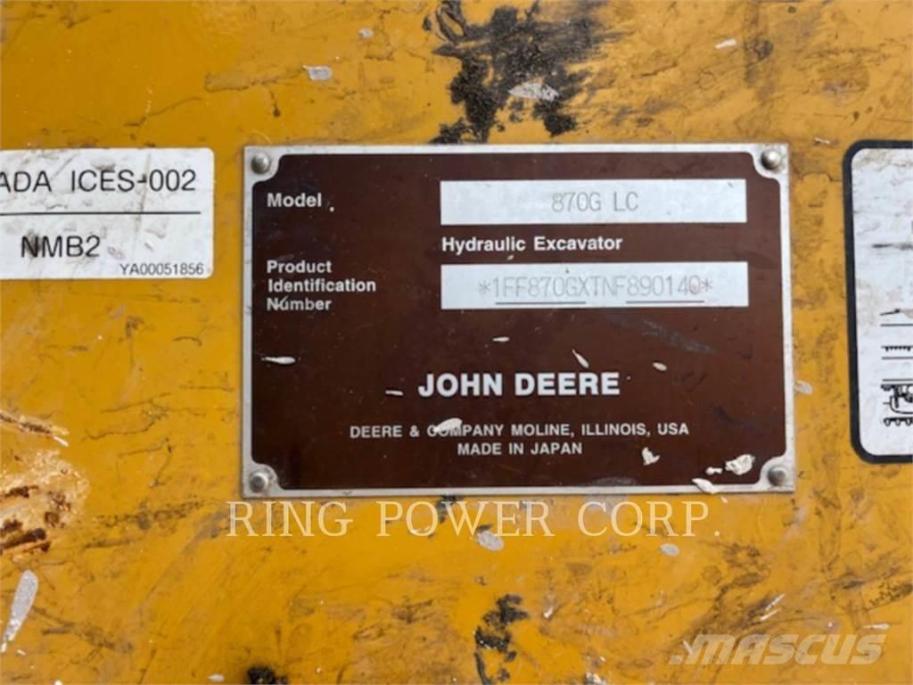 John Deere & CO. 870G Excavatoare pe șenile
