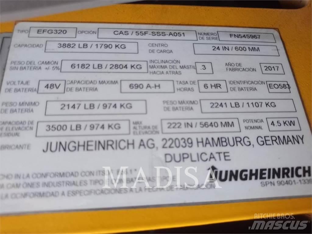 Jungheinrich EFG320-48V Strivuitoare-altele