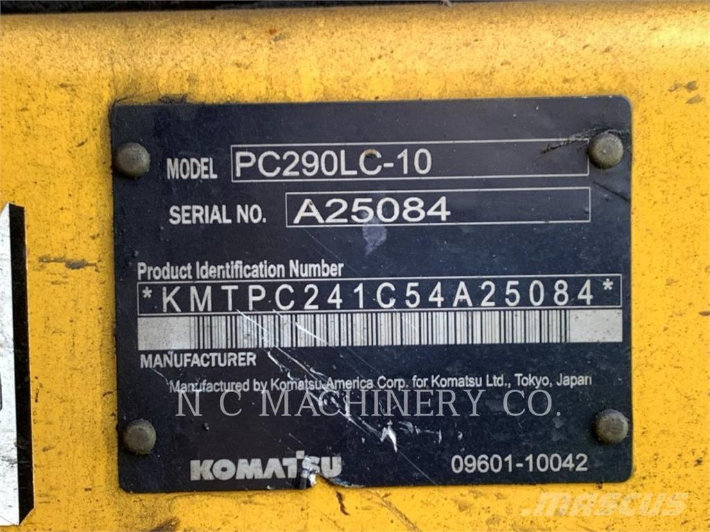 Komatsu PC290LC-10 Excavatoare pe șenile
