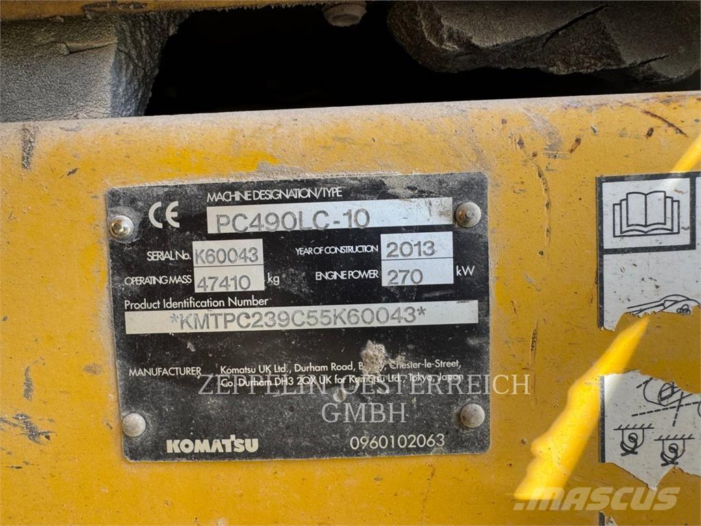 Komatsu PC490LC-10 Excavatoare pe șenile
