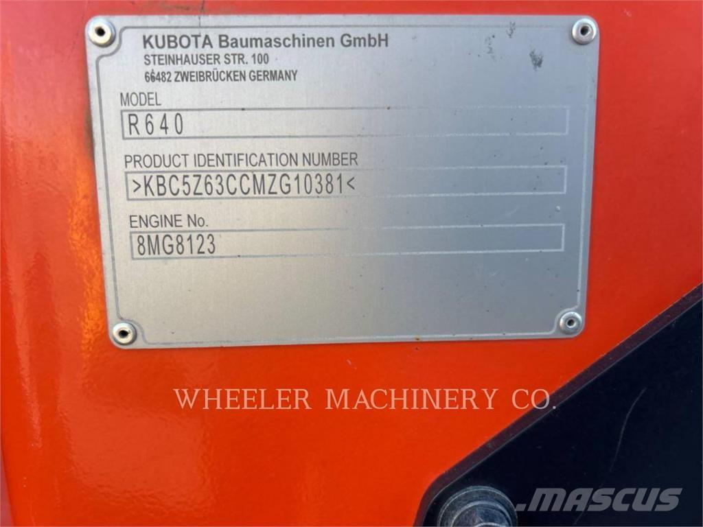 Kubota R640 CWL Incarcator pe pneuri