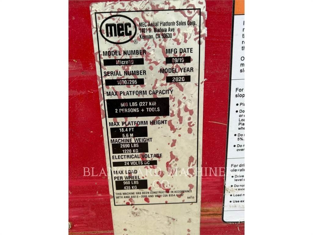 MEC MICRO 19 Platforme foarfeca