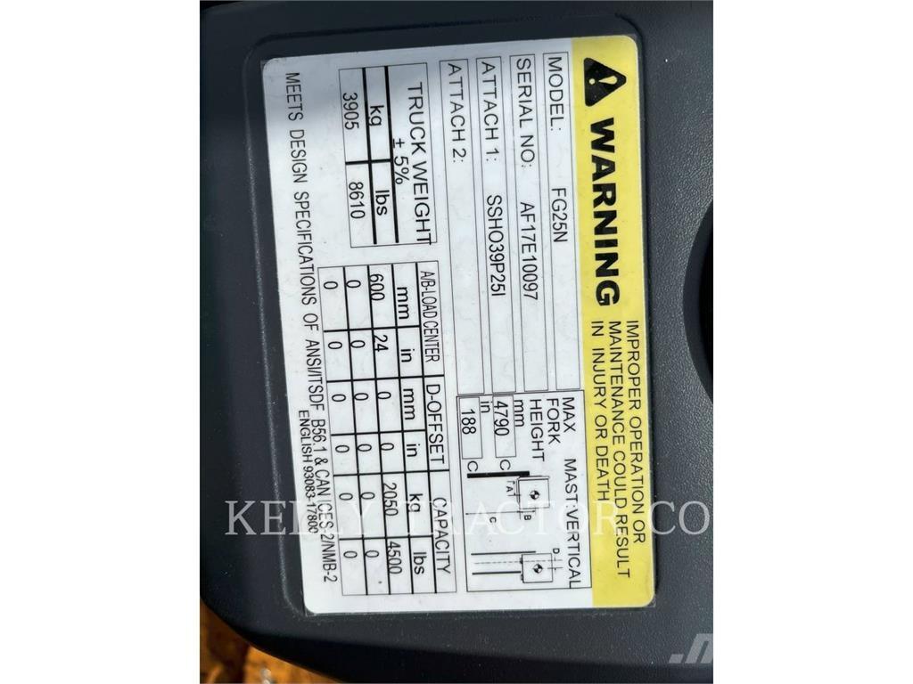 Mitsubishi MITFG25N Stivuitor GPL