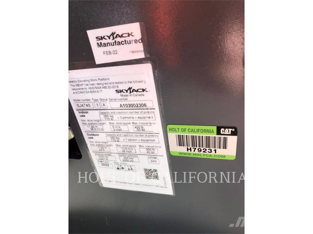 Skyjack SCISSOR40E Platforme foarfeca