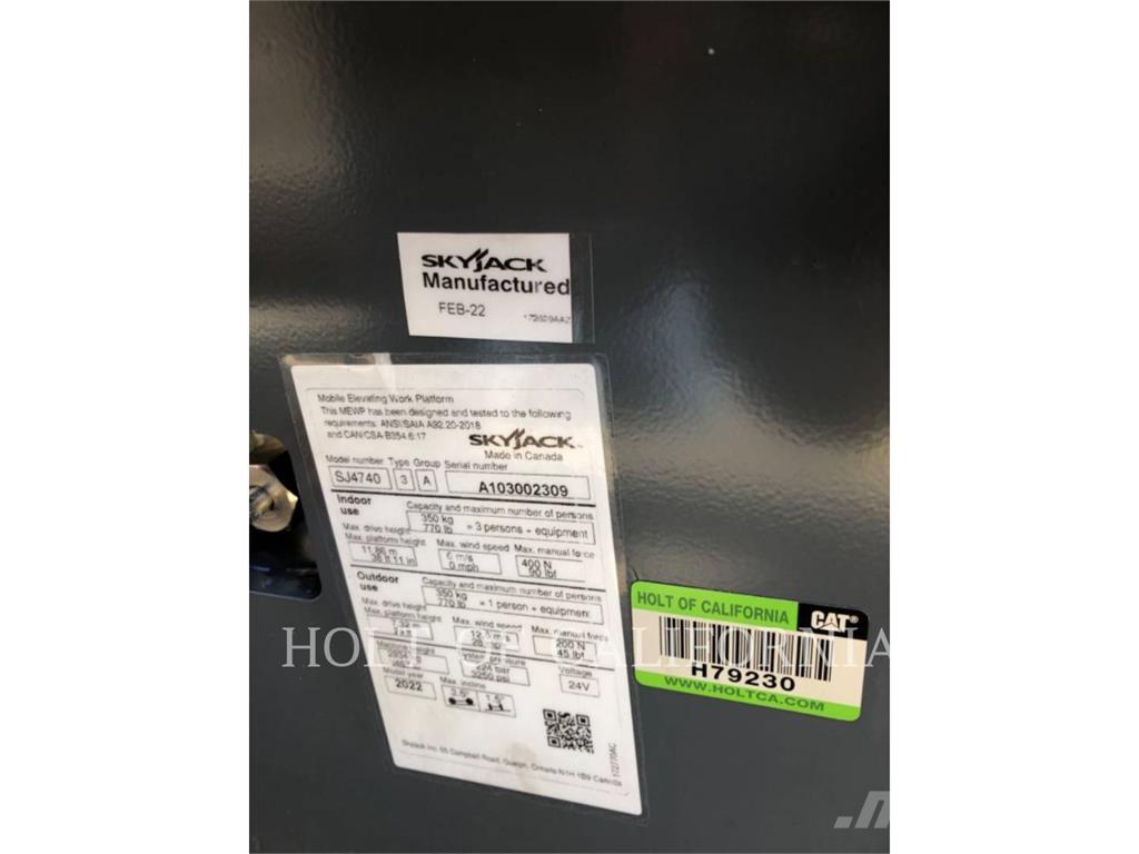 Skyjack SCISSOR40E Platforme foarfeca