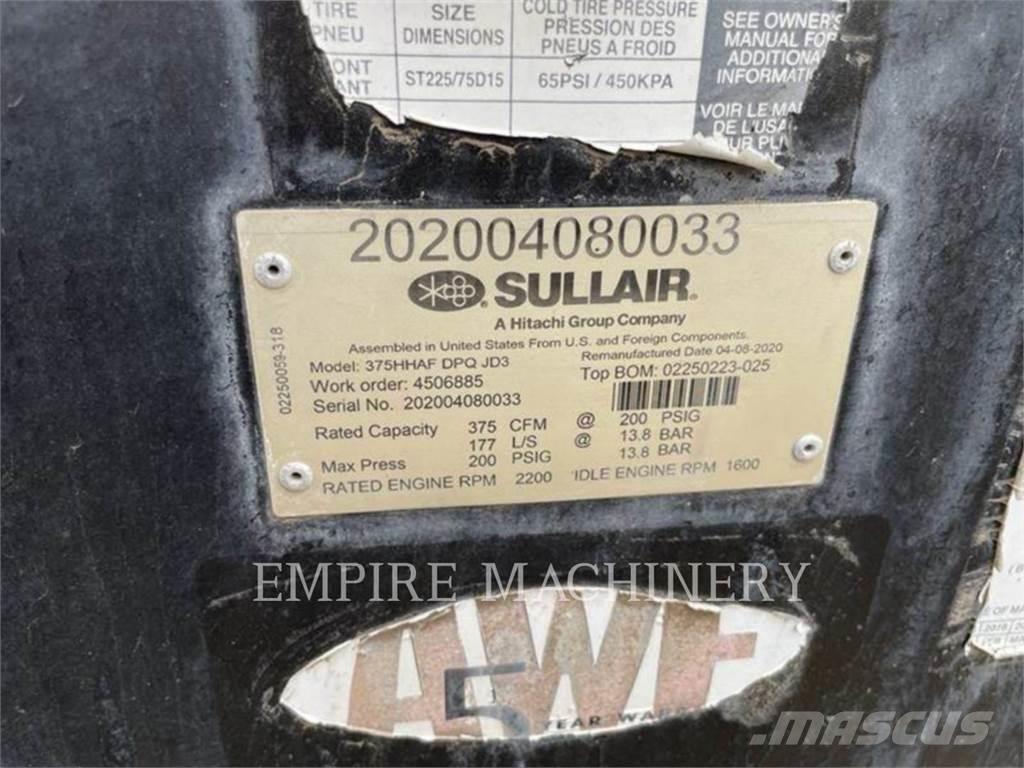 Sullair DPQ375HHAF Compresoare