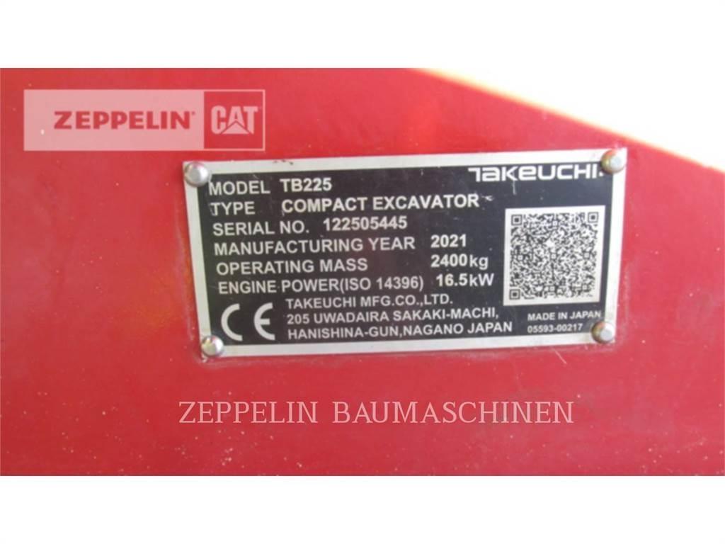 Takeuchi TB225 Excavatoare pe șenile

