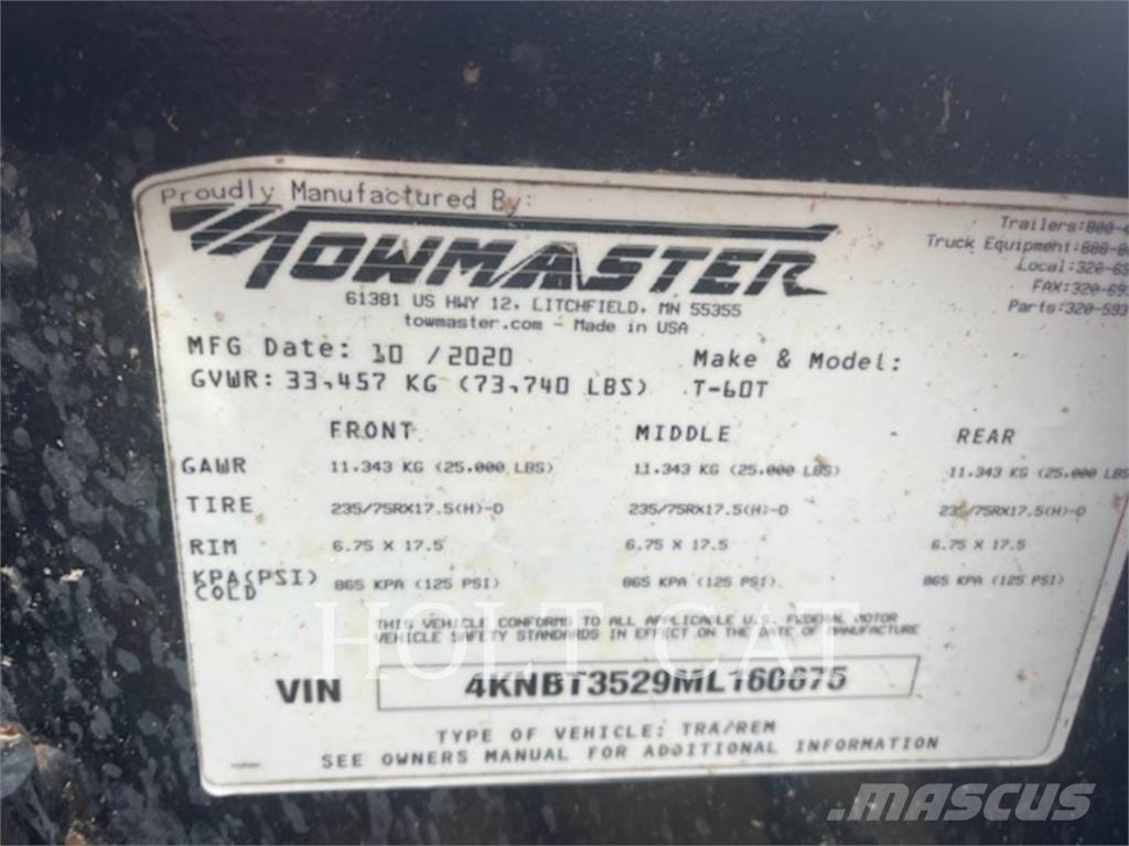 TOWMASTER T-60T Alte remorci