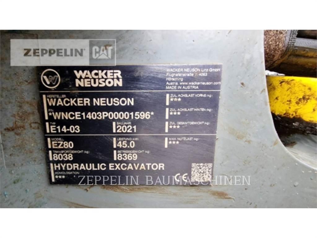 Wacker EZ80 Excavatoare pe șenile
