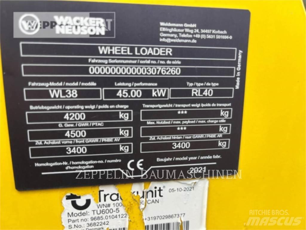 Wacker WL38 Incarcator pe pneuri