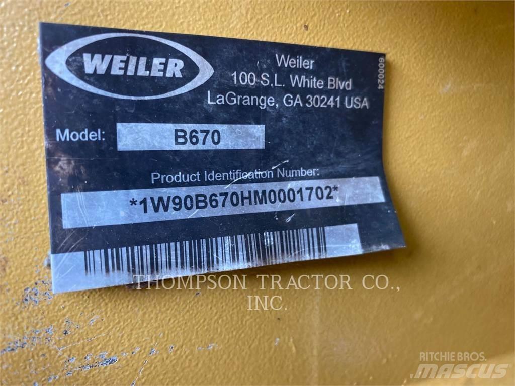 Weiler B670 Utilaje forestier de taiat
