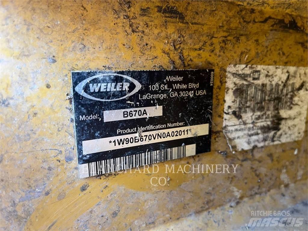 Weiler B670A Utilaje forestier de taiat