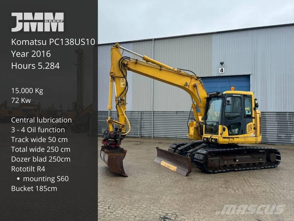 Komatsu PC 138 US-10 Excavatoare pe șenile
