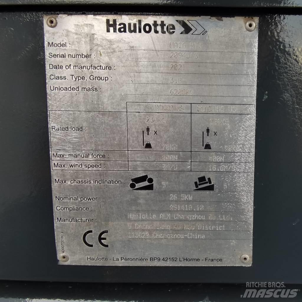 Haulotte HA16RTJ Nacele cu brat articulat